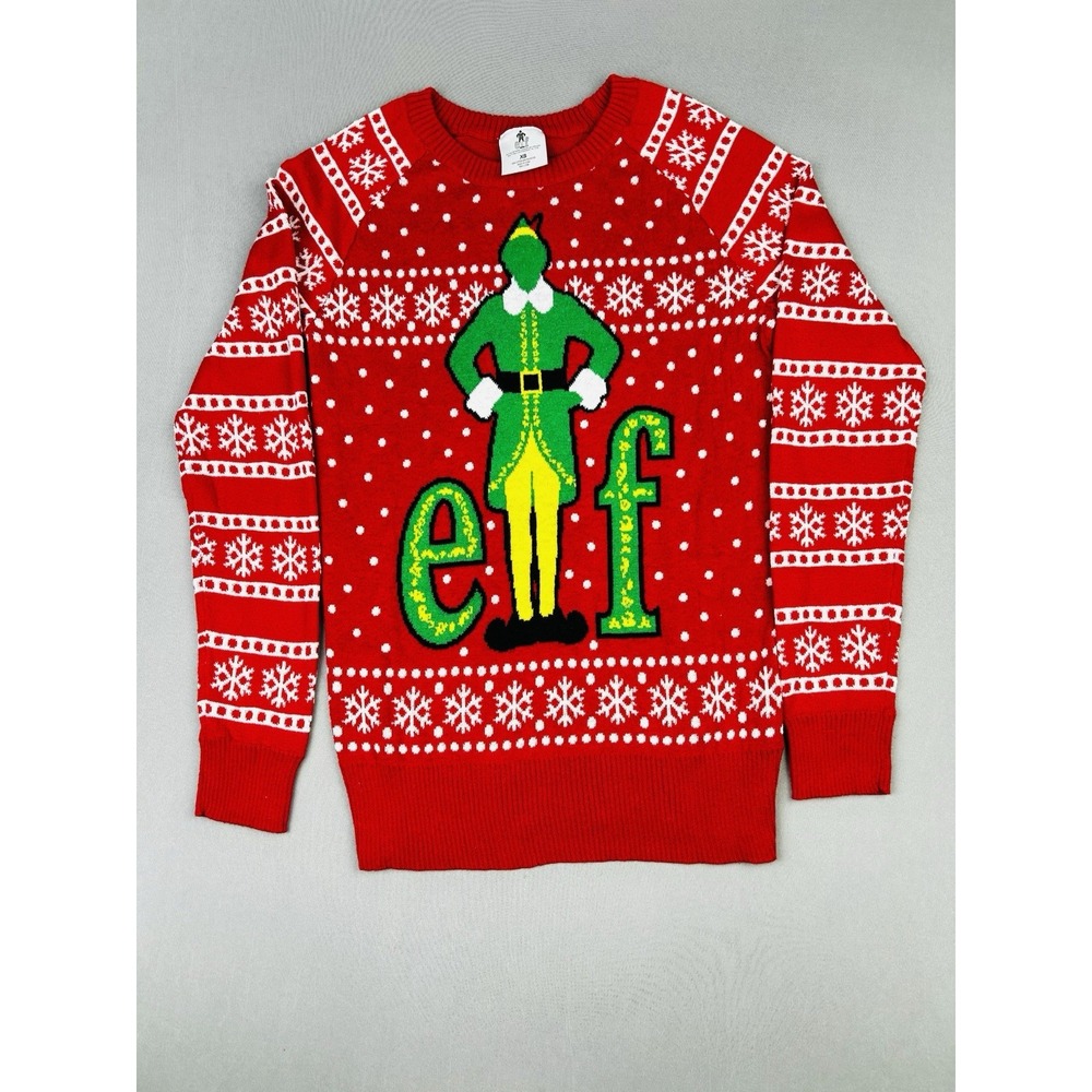 Elf Movie Women's XS Christmas Holiday Sweater‎